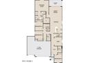 Detailed floor plan showcasing a spacious layout with bedrooms, kitchen, great room, and three car garage at 5510 W Buist Ave, Laveen, AZ 85339