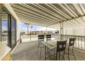 Relaxing covered patio perfect for outdoor dining or lounging, offering a tranquil retreat at 17200 W Bell Rd # 652, Surprise, AZ 85374