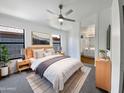 Relaxing main bedroom suite with ensuite bathroom and plenty of natural light at 1488 W Page Ave, Gilbert, AZ 85233