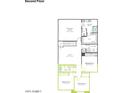 Second floor plan featuring a primary suite, three additional bedrooms, loft and laundry room at 1565 E Tiffany Way, Gilbert, AZ 85298