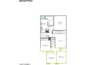 Upstairs floor plan includes a luxurious primary suite, three additional bedrooms, a loft and a conveniently located laundry room at 1571 E Tiffany Way, Gilbert, AZ 85298