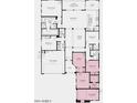 Detailed floor plan showcasing the layout of the home, including bedrooms, bathrooms, and living spaces at 17819 W Pasadena Ave, Litchfield Park, AZ 85340