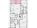 Detailed floor plan showcasing 3 bedrooms, 2.5 bathrooms, a study, and an open-concept kitchen and living area at 17837 W Pasadena Ave, Litchfield Park, AZ 85340
