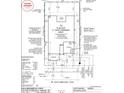Detailed plot map showcasing the layout of the building, driveway, patio, and property lines at 20713 W San Miguel Ave, Buckeye, AZ 85396