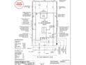 Scaled site plan for new build construction highlighting lot coverage, setbacks and other requirements at 20723 W San Miguel Ave, Buckeye, AZ 85396