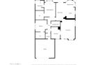 Detailed floor plan showcasing the layout of the home including the garage, bedrooms, and main living areas at 4172 E Graythorn Ave, Phoenix, AZ 85044