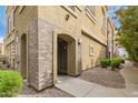 Charming entrance featuring brick accents and a well-maintained walkway leading to the front door at 18250 N Cave Creek Rd # 147, Phoenix, AZ 85032