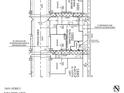 Detailed site plan showing the layout of homes, garages, driveways, and private access within the area at 14594 W Sand Hills Rd, Surprise, AZ 85387
