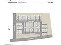 Rancho Mercado site map showcasing lot numbers, street names, and overall community layout at 14639 W Sand Hills Rd, Surprise, AZ 85388