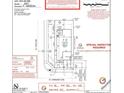 Site plan showing the layout, utilities and plot boundaries of the property at 17563 W Vermont Ave, Litchfield Park, AZ 85340