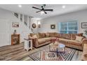 Cozy living room showcasing stylish decor and an open layout, perfect for relaxation at 18820 N 34Th Ln # 1, Phoenix, AZ 85027