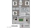 Detailed floor plan of the upper level, featuring three bedrooms, a great room, a laundry room, and a balcony at 3835 W Fox Rd, Laveen, AZ 85339