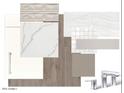 Interior design scheme showcasing cabinet, tile, countertop, flooring, faucet, and color palettes at 11996 N Luckenbach St, Surprise, AZ 85388