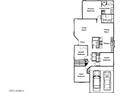 Detailed floor plan showcasing the layout of this four bedroom home at 21819 N 48Th St, Phoenix, AZ 85054