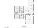 Detailed floor plan showcasing the layout of the home, including room dimensions at 2741 E Sweetwater Ave, Phoenix, AZ 85032