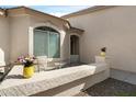 Cozy front porch with seating area, perfect for relaxing outdoors at 10960 E Monte Ave # 169, Mesa, AZ 85209