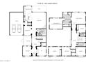 Detailed floor plan showcasing the layout of the home, including the garage, kitchen, living areas, and bedrooms at 13336 W Via Caballo Blanco --, Peoria, AZ 85383