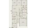 Detailed floorplan of the home showcasing the layout, bedrooms, bathrooms, and living spaces at 5091 S 251St Dr, Buckeye, AZ 85326