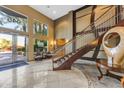 Welcoming lobby area with comfortable seating and views of landscaped exteriors at 945 E Playa Del Norte Dr # 4017, Tempe, AZ 85288