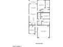 Detailed floor plan showcasing the layout of the home's first floor at 1331 W Hess Ave, Coolidge, AZ 85128