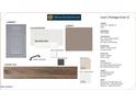 Image showing the cabinet, countertop, backsplash, floor tile, carpet and paint materials at 18848 N Barano Dr, Maricopa, AZ 85138