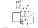 Floor plans of the first and second floors, featuring bedrooms, kitchen, garage and living spaces at 4212 W Jason Dr, Glendale, AZ 85308