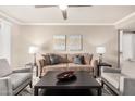 Well appointed living room featuring a neutral color palette at 8250 E Arabian Trl # 120, Scottsdale, AZ 85258