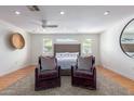 Bright bedroom with plush seating and natural light at 1316 E Vermont Ave, Phoenix, AZ 85014