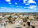 An aerial view of the property showing the home's layout in a Gathering-friendly neighborhood at 1849 S 225Th Dr, Buckeye, AZ 85326