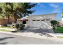 Single Gathering home with two-car garage, desert landscaping and mature shade trees at 250 E Barbarita Ave, Gilbert, AZ 85234