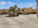 Community featuring lush landscaping, sidewalks, shared parking, and stucco buildings at 5015 E Cheyenne Dr # 14, Phoenix, AZ 85044
