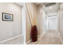 Hallway with wood-look tile and a decorative floor vase at 12538 E Pivot Peak --, Gold Canyon, AZ 85118