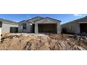 Single-story home with stucco and tile roof construction is underway at 15773 W Beryl Ave, Waddell, AZ 85355