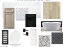 This image shows the design choices for the home's interiors, including cabinets, flooring, and fixtures at 17205 W Northern Ave, Waddell, AZ 85355