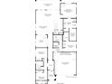 Detailed floor plan showcasing a spacious layout with four bedrooms, an office, and an open-concept living area at 17387 W Carlisle Dr, Surprise, AZ 85388