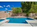 Inviting backyard pool with refreshing blue water, perfect for relaxation and entertaining at 2018 E Avenida Del Sol --, Phoenix, AZ 85024