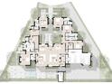 Detailed floor plan showcasing the home's layout, including bedrooms, bathrooms, kitchen, and outdoor amenities at 7141 E Ironwood Dr, Paradise Valley, AZ 85253
