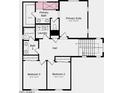 Second floor layout showing the main suite, bedrooms, bathrooms, laundry, and hall at 14604 W Sand Hills Rd, Surprise, AZ 85387