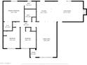 Here is a floorplan featuring two bathrooms, three bedrooms, a kitchen, a dining area, a foyer, and a living room at 8036 N 17Th Dr, Phoenix, AZ 85021