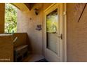 Charming entryway with 'Welcome' and 'Hello' signs, creating a warm and inviting ambiance at 10136 E Southern Ave # 2064, Mesa, AZ 85209