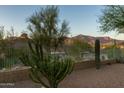 Charming backyard featuring a view of the mountains with a patio perfect for enjoying outdoor living at 9548 E Kiva Ln, Gold Canyon, AZ 85118