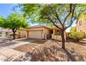 Well-maintained single-story house with desert landscaping, a two-car garage and mature shade trees at 152 N 194Th Ln, Buckeye, AZ 85326