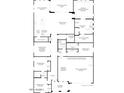 Detailed floor plan showcasing the layout of this home including the living spaces and bedrooms at 10841 N Blakely St, Surprise, AZ 85388