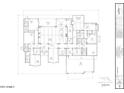 Detailed floor plan showcasing the layout of a spacious residence with multiple bedrooms, bathrooms, and living areas at 5511 E Calle Redonda --, Phoenix, AZ 85018