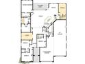 Detailed floor plan showing the layout of this home with the kitchen opening to the Gathering room at 19988 W Marshall Ave, Litchfield Park, AZ 85340