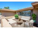 Inviting front porch featuring outdoor seating, perfect for relaxing at 2418 E Huntington Dr, Tempe, AZ 85282
