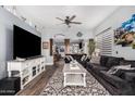 Comfortable living room with an open layout and decorative accents at 1144 W Tremaine Ave, Gilbert, AZ 85233