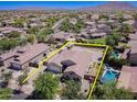 Sprawling single-Gathering home with a private pool, well-maintained landscaping, and spacious backyard at 2813 E Crescent Way, Gilbert, AZ 85298