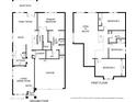 Detailed floor plan showcasing the layout of the home's two floors, including bedrooms, bathrooms, and living areas at 2206 S 114Th Ln, Avondale, AZ 85323