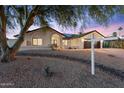 Charming single-story home with desert landscaping, private drive, and two-car garage at 6228 E Blanche Dr, Scottsdale, AZ 85254